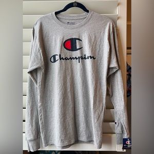 Champion - NWT - Medium Long Sleeve Tee - Gray -
